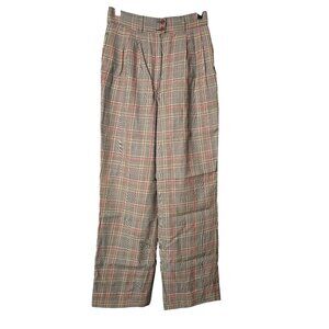 Pendleton Vintage Womens 24 Plaid Wool Trousers Pleated Academia Twee Nerd